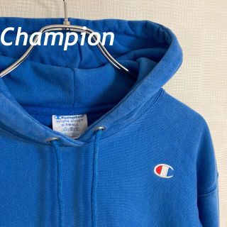 チャンピオン(Champion)の古着 Champion REVERSE WEAVE 単色青タグ パーカー(パーカー)