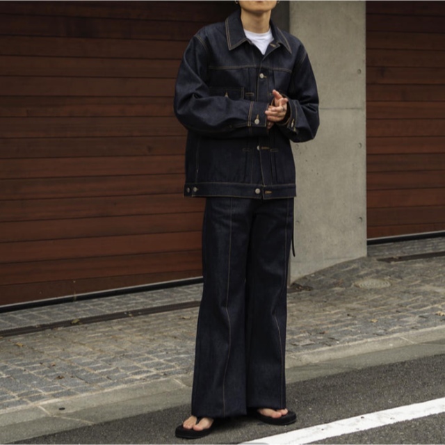 SUNSEA(サンシー)のRYO TAKASHIMA デニムジャケット　ryo takashima メンズのジャケット/アウター(ブルゾン)の商品写真