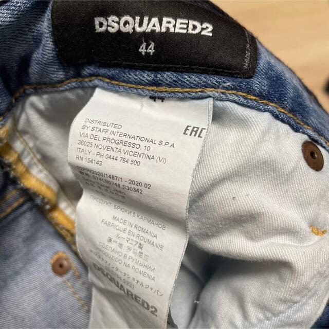 DSQUARED2(ディースクエアード)のdsquared2  SEXY TWIST JEAN  ダメージデニムパンツ　 メンズのパンツ(デニム/ジーンズ)の商品写真