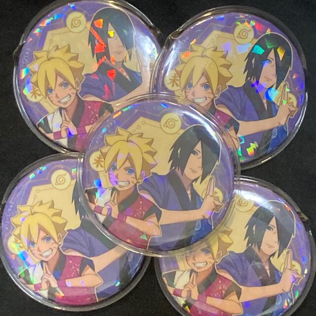 NARUTO BORUTO うずまきボルト うちはサスケ 缶バッジ　セット