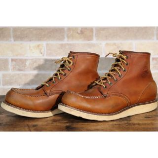 レッドウィング(REDWING)のレッドウィング　875　27.5cm　US9.5D　犬刻印　97年　茶　227(ブーツ)