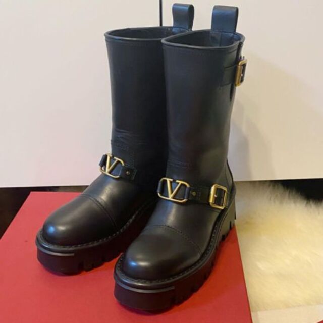 VALENTINO - Valentino ヴァレンティノ♡Vロゴ エンジニアブーツの通販 ...