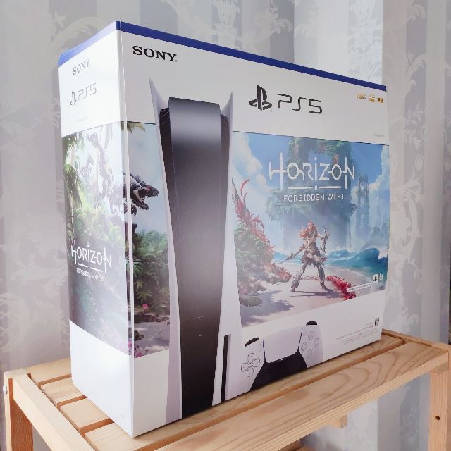 新品未開封 PS5 本体 ホライゾン同梱版 プレステ 5 プレイステーション5のサムネイル