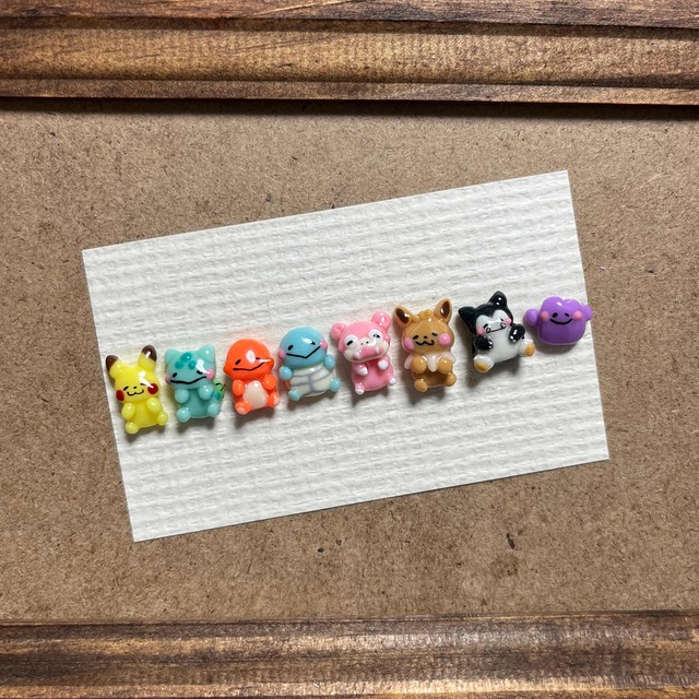 ❤︎さま確認用　ポケモンネイルパーツ ポケモン - 3dネイルパーツ【らくがき風 ゆるかわポケモン ゆる