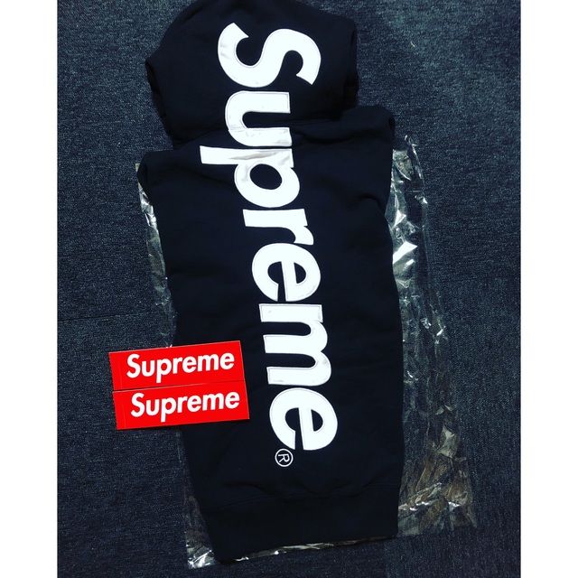 Supreme Satin Applique Hooded Sweatshirt