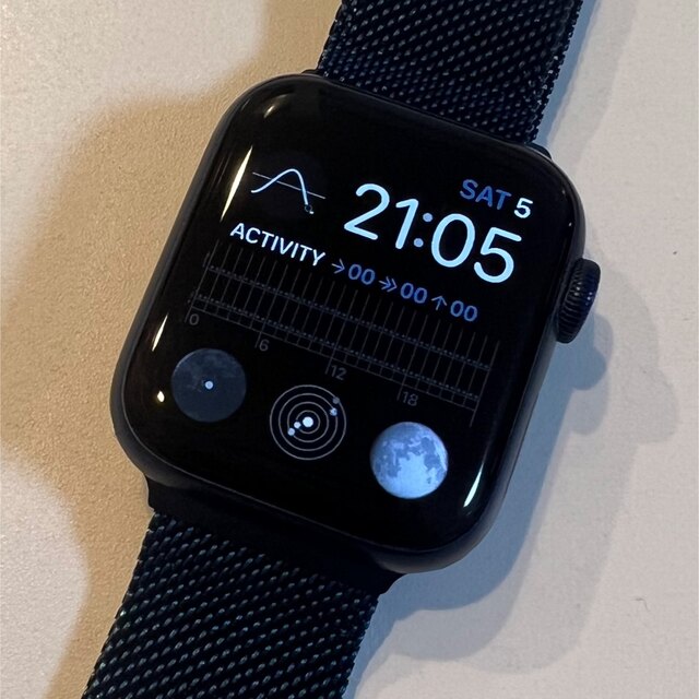 Apple - Apple Watch 6 40mm ブルーアルミ ブルーミラネーゼ付 美品の
