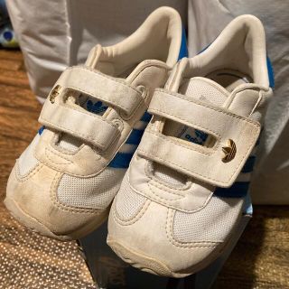 アディダス(adidas)のbaiya アディダス adidas スニーカー 靴 水色 ブルー 13.5(スニーカー)