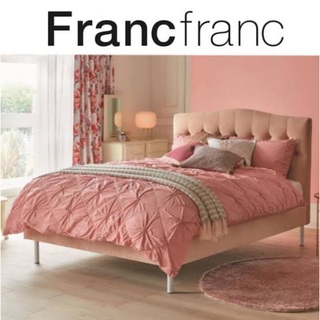 フランフラン(Francfranc)のFrancfranc ベットリネン 掛け布団カバー　ピンク(シーツ/カバー)