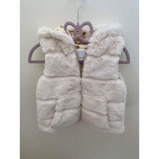 ザラキッズ(ZARA KIDS)の[R3さま専用] 美品！ZARA baby ファーベスト(ジャケット/上着)