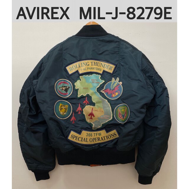 AVIREX MIL-J-8279E MA-1 リバーシブル USA製 M | フリマアプリ ラクマ