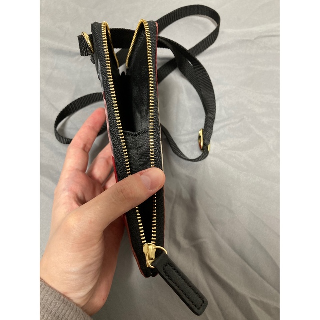 ブルーレーベル クレストブリッジチェックスマホポシェット