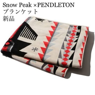 スノーピーク(Snow Peak)の【新品】スノーピーク snow peak × PENDLETON ブランケット(寝袋/寝具)