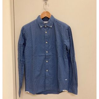 デラックス(DELUXE)のデラックス　Deluxe Clothing 水玉 ドットシャツ 長袖 Mサイズ(シャツ)