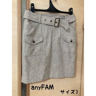 エニィファム(anyFAM)のanyFAM エニィファム　スカート　ミニスカート　ベルト付き(ミニスカート)