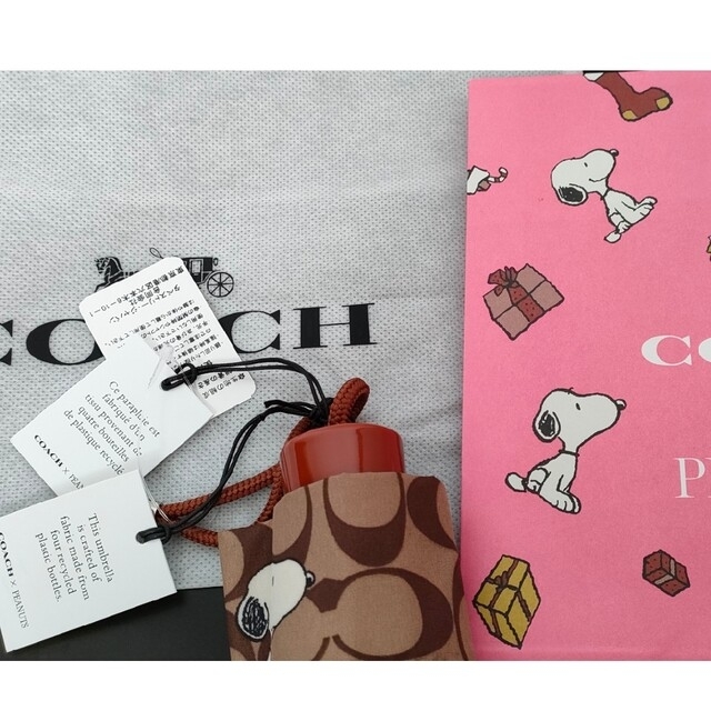 COACH(コーチ)のCOACH×PEANUTS　ミニアンブレラ レディースのファッション小物(傘)の商品写真