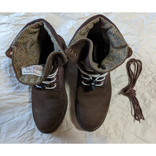 Timberland(ティンバーランド)の【Timberland】●ブーツ●ロールトップ●ハリスツイード メンズの靴/シューズ(ブーツ)の商品写真