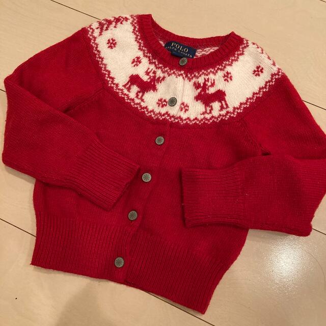 POLO RALPH LAUREN(ポロラルフローレン)のラルフローレン  カーディガン　3T キッズ/ベビー/マタニティのキッズ服女の子用(90cm~)(ジャケット/上着)の商品写真