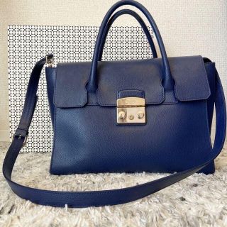 【新品】FURLA メトロポリス 紺 ネイビー 新品