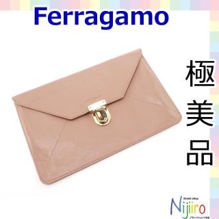 サルヴァトーレフェラガモ(Salvatore Ferragamo)の【極美品】サルヴァトーレ　フェラガモ　ポーチ　セカンドバッグ　186(ポーチ)