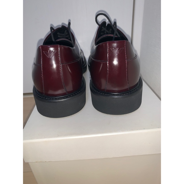 Emporio Armani(エンポリオアルマーニ)の新品 EMPORIO ARMANI ストレートチップ バーガンディ UK7 メンズの靴/シューズ(ドレス/ビジネス)の商品写真