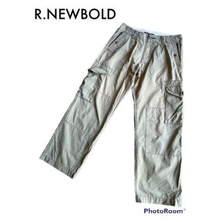 アールニューボールド(R.NEWBOLD)の【R.NEWBOLD】R.ニューボールド カーゴパンツ ワークパンツ カーキ(ワークパンツ/カーゴパンツ)