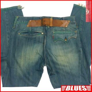 リーバイス(Levi's)のイタリア製 リーバイスレッド W32 ジーンズ デニム メンズ HH6032(デニム/ジーンズ)