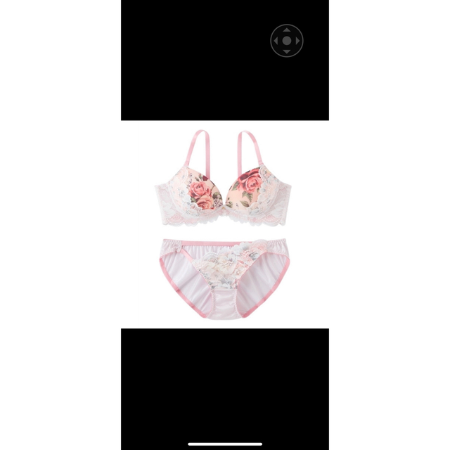 ゴシックフリルサテンブラショーツセット(ピンク) レディースの下着/アンダーウェア(ブラ&ショーツセット)の商品写真