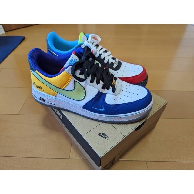 NIKE メンズ スニーカー エアフォース1ロー What The LA