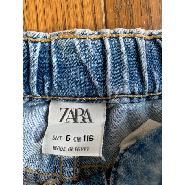 ZARA KIDS ZARA ダメージジーンズの通販 by ともちゃん zara ザラ キッズ ブラック デニム ジーンズ バルーン 116 110
