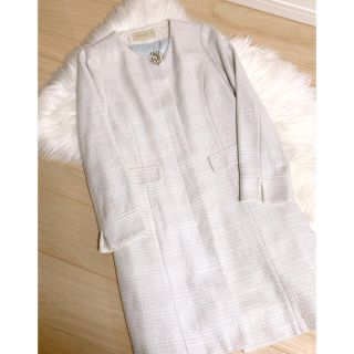 プロポーションボディドレッシング(PROPORTION BODY DRESSING)のプロポーションボディドレッシング♡ビジューツイードコート(ロングコート)