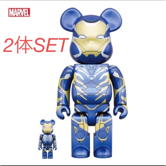 BE@RBRICK - BE@RBRICK IRON MAN RESCUE SUIT 100&400%