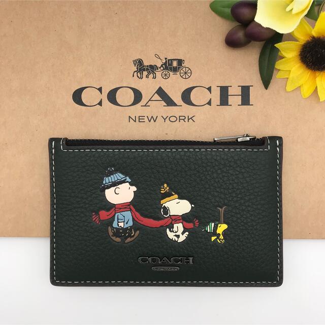 【新品 未使用】COACH X PEANUTS カードケース スヌーピー コラボ