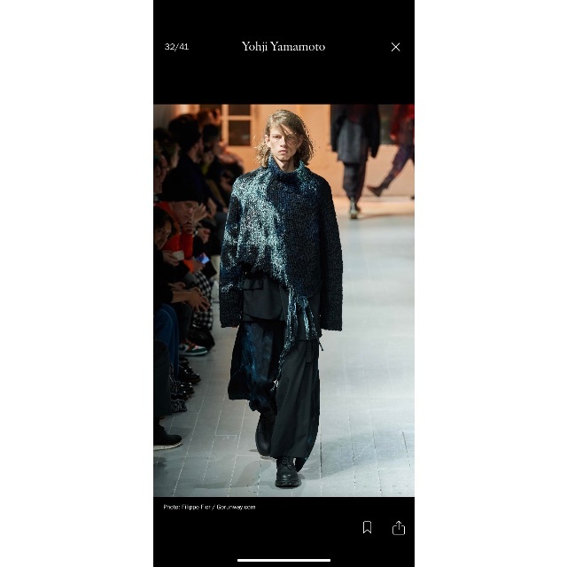 Yohji Yamamoto(ヨウジヤマモト)のyohji yamamoto 20aw 朝倉優香 ニット メンズのトップス(ニット/セーター)の商品写真