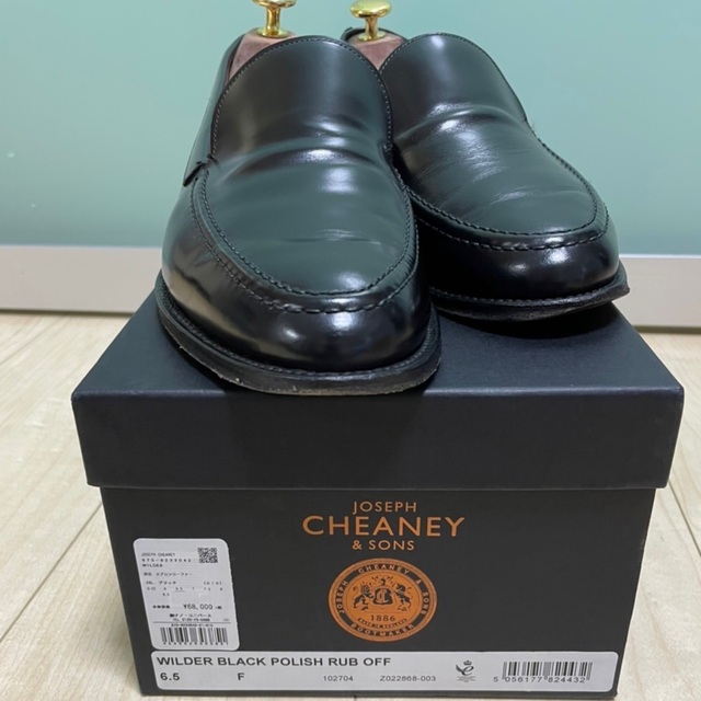 CHEANEY(チーニー)の＊美品＊joseph cheanyのナノ・ユニバース別注エプロンローファー メンズの靴/シューズ(ドレス/ビジネス)の商品写真