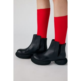 エンフォルド(ENFOLD)の【ENFOLD】ROUND HEEL SHORT BOOTS(ブーツ)