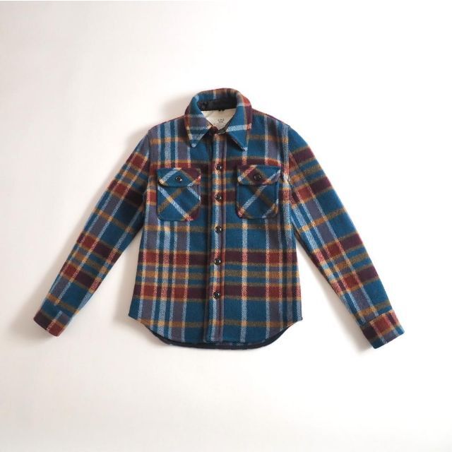 WOOLRICH - ウールリッチ USA製 CPOジャケット ウールシャツ チェック ...