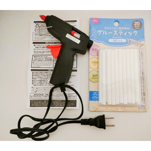 グルーガン セット グルースティック まとめ売り 瞬間接着剤 DIY 道具 工具 ハンドメイドの素材/材料(その他)の商品写真