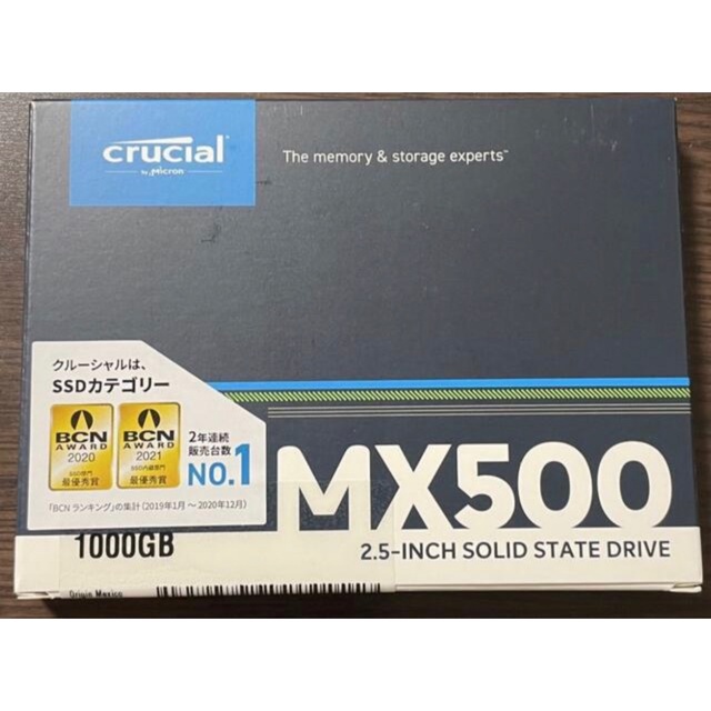 新品未開封】 CT1000MX500SSD1JP Crucial SSD - PCパーツ