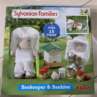 EPOCH - シルバニアファミリー 養蜂家 クマ レアBeekeeper&Beehive