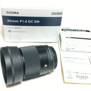 シグマ(SIGMA)の未使用に近い 30mm F1.4 DC DN [マイクロフォーサーズ用](レンズ(単焦点))