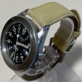 Hamilton - 大幅値下 激レア hamilton khaki 9859A ハミルトン カーキ
