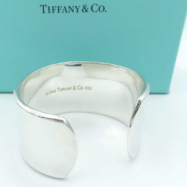 Tiffany & Co. - 希少 美品 ティファニー ナロー ワイド シルバー カフ