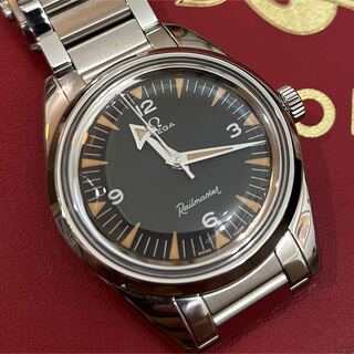 オメガ(OMEGA)の【ペコラ様専用】OMEGA オメガ レイルマスター 1957 トリロジー 美品(腕時計(アナログ))