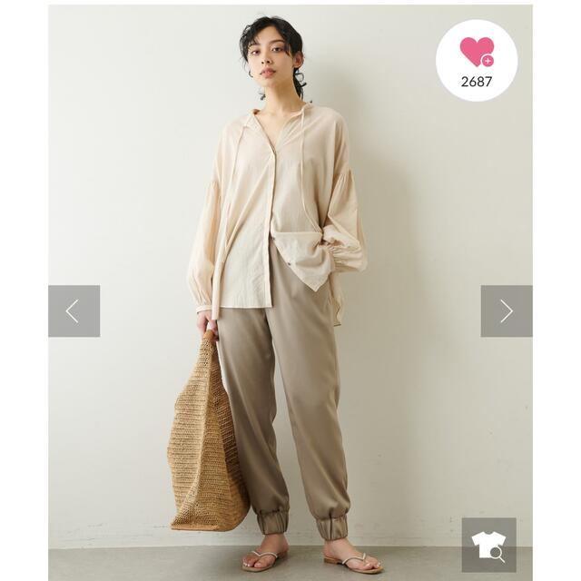 Whim Gazette(ウィムガゼット)の Whim Gazette（ウィムガゼット）ジョグパンツ レディースのパンツ(その他)の商品写真