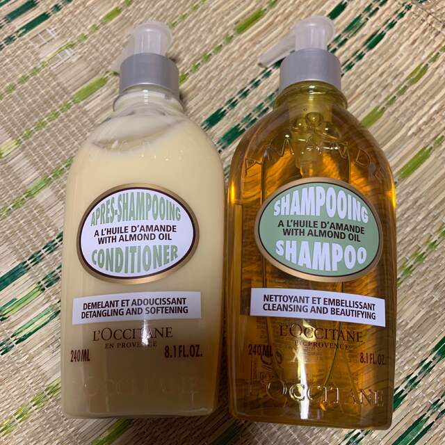 L'OCCITANE(ロクシタン)のロクシタン 🍀 アーモンド シャンプー & コンディショナー　各 240ml コスメ/美容のヘアケア/スタイリング(シャンプー/コンディショナーセット)の商品写真