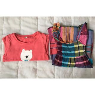 ベビーギャップ(babyGAP)のキッズ　女の子   2枚セット80cm(Ｔシャツ)