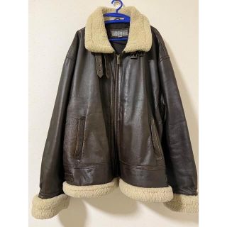 【美品】LOTUS LEATHER ビンテージ　本革レザージップアップジャケット