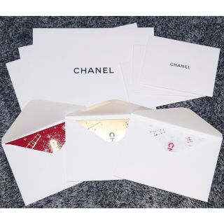 シャネル(CHANEL)の【 CHANEL 】 ホリデー 限定 メッセージカード ＋ 封筒 3セット(カード/レター/ラッピング)