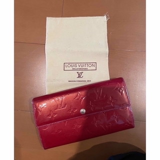 ルイヴィトン(LOUIS VUITTON)のルイヴィトン 赤 財布 モノグラム 保存袋付き(財布)