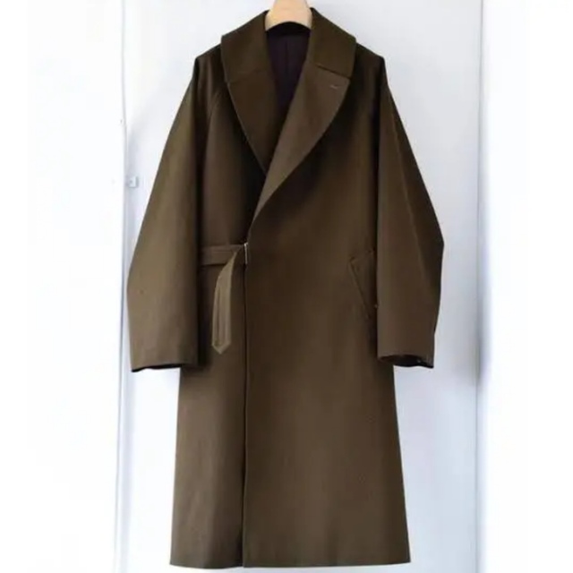買取 額 - COMOLI コモリ 2018AW ウールサージタイロッケンコート